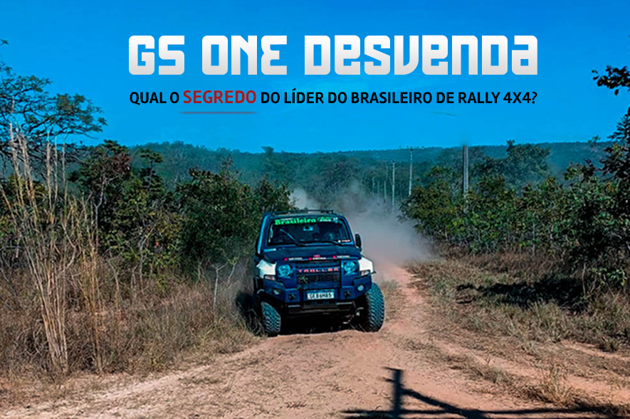 Troller em prova de rally regularidade 4x4 em Caldas Novas (GO), Rally do Cerrado 2025